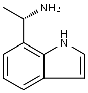 (S)-1-(1H-Indol-7-yl)ethanamine Structure