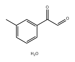 Benzeneacetaldehyde, 3-methyl-α-oxo-, hydrate (1:1) Structure