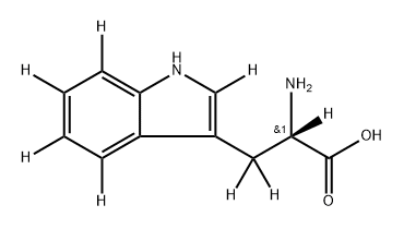 L-Tryptophan-α,β,β,2,4,5,6,7-d8 Structure