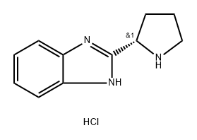 1H-Benzimidazole, 2-(2S)-2-pyrrolidinyl-, hydrochloride (1:2) Structure