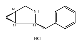 2-benzyl-3-azabicyclo[3.1.0]hexane hydrochloride Structure