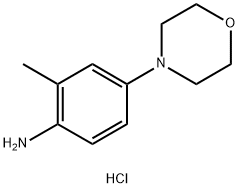 Benzenamine, 2-methyl-4-(4-morpholinyl)-, hydrochloride (1:1)