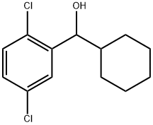 2,5-Dichloro-α-cyclohexylbenzenemethanol Structure