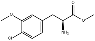 methyl (2S)-2-amino-3-(4-chloro-3-methoxyphenyl)propanoate Structure