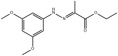 (E)-ethyl 2-(2-(3,5-dimethoxyphenyl)hydrazono)propanoate Structure