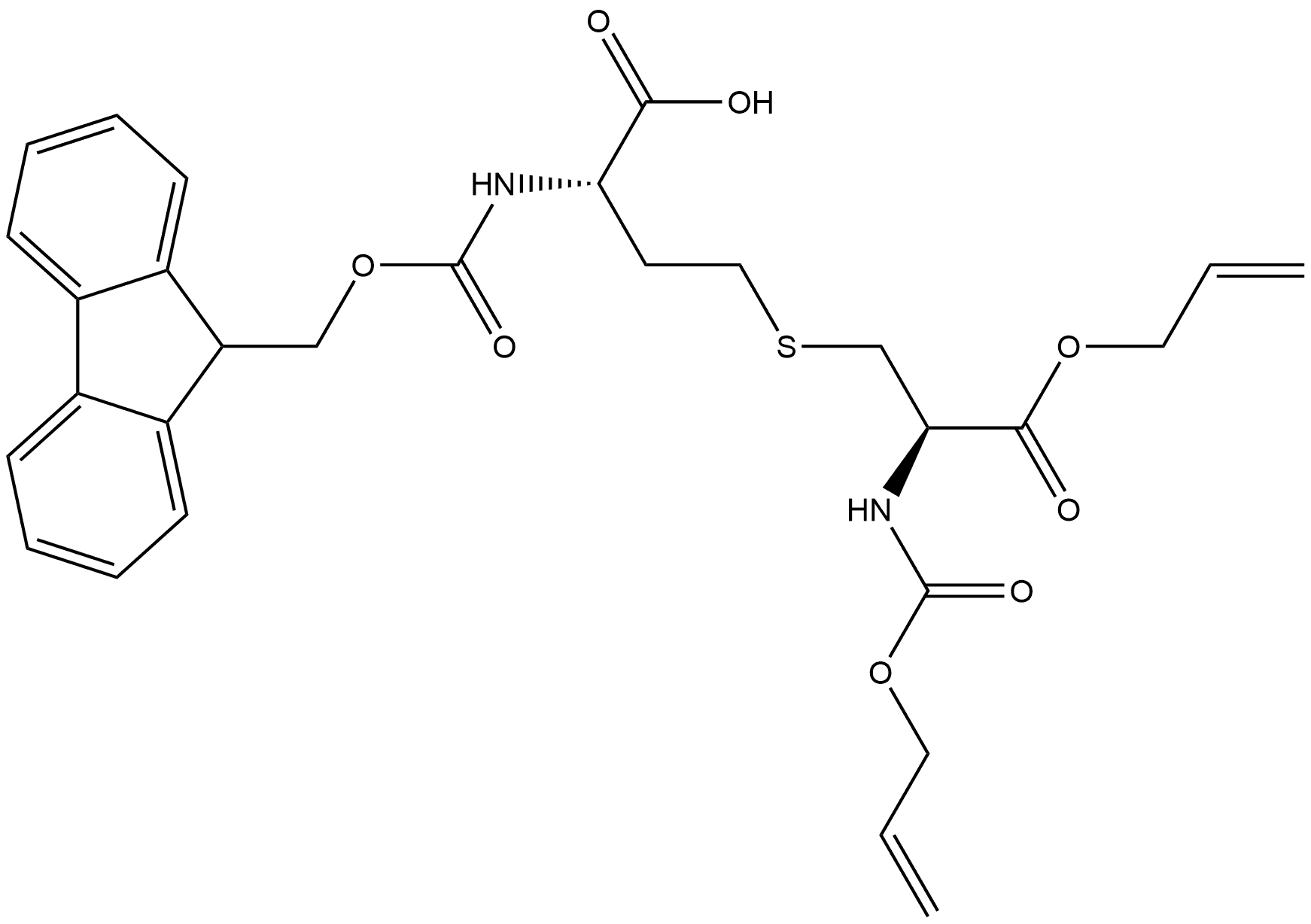 (2S)-2-({[(9H-fluoren-9-yl)methoxy]carbonyl}amino)-4-{[(2R)-3-oxo-3-(prop-2-en-1- Structure