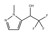2,2,2-trifluoro-1-(1-methyl-1H-pyrazol-5-yl)ethan-1- ol Structure