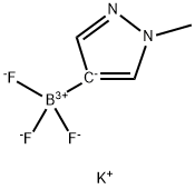 potassium trifluoro(1-methyl-1H-pyrazol-4-yl)boranuide Structure