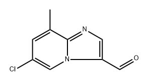 6-chloro-8-methylimidazo[1,2-a]pyridine-3-carbaldehyde Structure