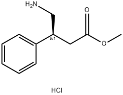 Benzenepropanoic acid, β-(aminomethyl)-, methyl ester, hydrochloride, (S)- (9CI) Structure