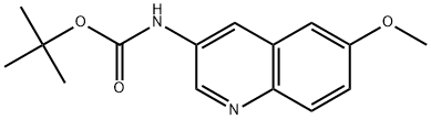tert-butyl (6-methoxyquinolin-3-yl)carbamate Structure