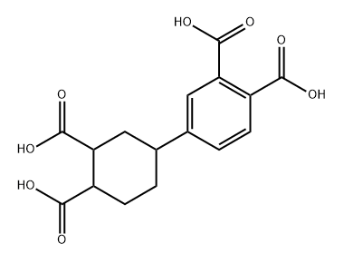 4-(3,4-Dicarboxycyclohexyl)phthalic Acid Structure