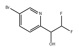 1-(5-bromopyridin-2-yl)-2,2-difluoroethan-1-ol Structure