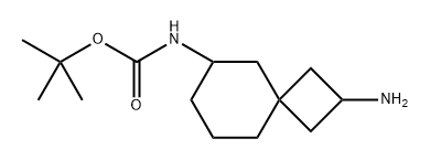 tert-butyl N-(2-aminospiro[3.5]nonan-8-yl)carbamate Structure