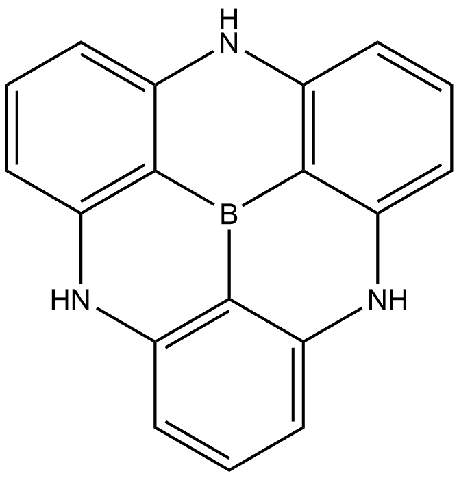 4H,8H,12H-4,8,12-Triaza-12c-boradibenzo[cd,mn]pyrene Structure