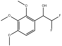 α-(Difluoromethyl)-2,3,4-trimethoxybenzenemethanol Structure