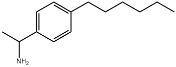 Benzenemethanamine, 4-hexyl-α-methyl- Structure