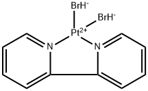 Platinum, (2,2'-bipyridine-κN1,κN1')dibromo- Structure
