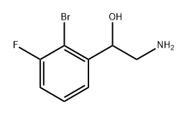 2-amino-1-(2-bromo-3-fluorophenyl)ethan-1-ol Structure