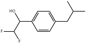 α-(Difluoromethyl)-4-(2-methylpropyl)benzenemethanol Structure