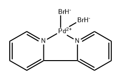 Palladium, (2,2'-bipyridine-κN1,κN1')dibromo-, (SP-4-2)- Structure
