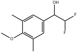 α-(Difluoromethyl)-4-methoxy-3,5-dimethylbenzenemethanol Structure