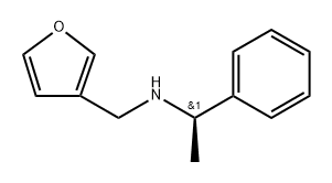 N-[(1R)-1-Phenylethyl]-3-furanmethanamine Structure