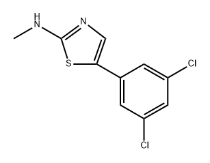 5-(3,5-Dichlorophenyl)-N-methylthiazol-2-amine Structure
