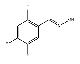 N-[(2,4,5-trifluorophenyl)methylidene]hydroxylami
ne Structure