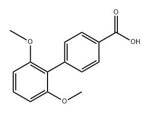 4-(2,6-Dimethoxyphenyl)benzoic acid Structure