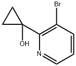 Cyclopropanol, 1-(3-bromo-2-pyridinyl)- Structure