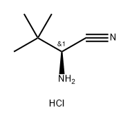 Butanenitrile, 2-amino-3,3-dimethyl-, monohydrochloride, (S)- (9CI) Structure