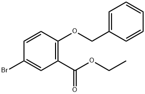 ethyl 2-(benzyloxy)-5-bromobenzoate Structure