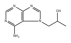 7H-Purine-7-ethanol, 6-amino-α-methyl- Structure