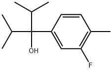 3-Fluoro-4-methyl-α,α-bis(1-methylethyl)benzenemethanol Structure