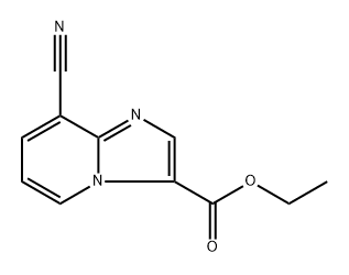 ethyl 8-cyanoimidazo[1,2-a]pyridine-3-carboxylate Structure