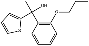 2-Thiophenemethanol, α-methyl-α-(2-propoxyphenyl)- Structure