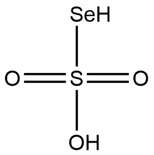 Selenosulfuric acid (H2SO3Se) Structure
