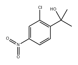 2-(2-chloro-4-nitrophenyl)propan-2-ol Structure