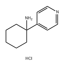 Cyclohexanamine, 1-(4-pyridinyl)-, hydrochloride (1:1) Structure