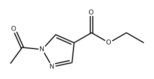 ethyl 1-acetyl-1H-pyrazole-4-carboxylate Structure