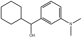 α-Cyclohexyl-3-(dimethylamino)benzenemethanol Structure