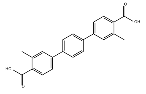1,1':4',1''-Terphenyl]-4,4''-dicarboxylic acid, 3,3''-diethyl- Structure