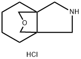 8-oxa-11-azatricyclo[4.3.3.0,1,6]dodecane hydrochloride Structure