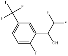 α-(Difluoromethyl)-2-fluoro-5-(trifluoromethyl)benzenemethanol Structure