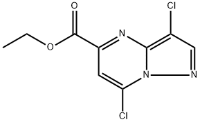 ethyl 3,7-dichloropyrazolo[1,5-a]pyrimidine-5-carboxylate Structure