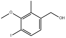 (4-iodo-3-methoxy-2-methylphenyl)methanol Structure