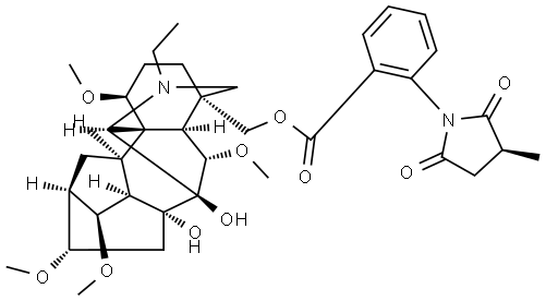 METHYLLYCACONITINE CITRATE MLA:SYNTHETIC Structure