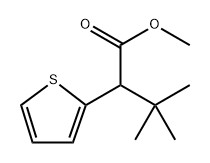 methyl 3,3-dimethyl-2-(thiophen-2-yl)butanoate Structure
