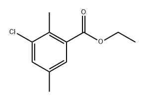 Ethyl 3-chloro-2,5-dimethylbenzoate Structure